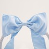 Personalization Universe Embroidered Initial Blue Bow Wicker Easter Basket with
