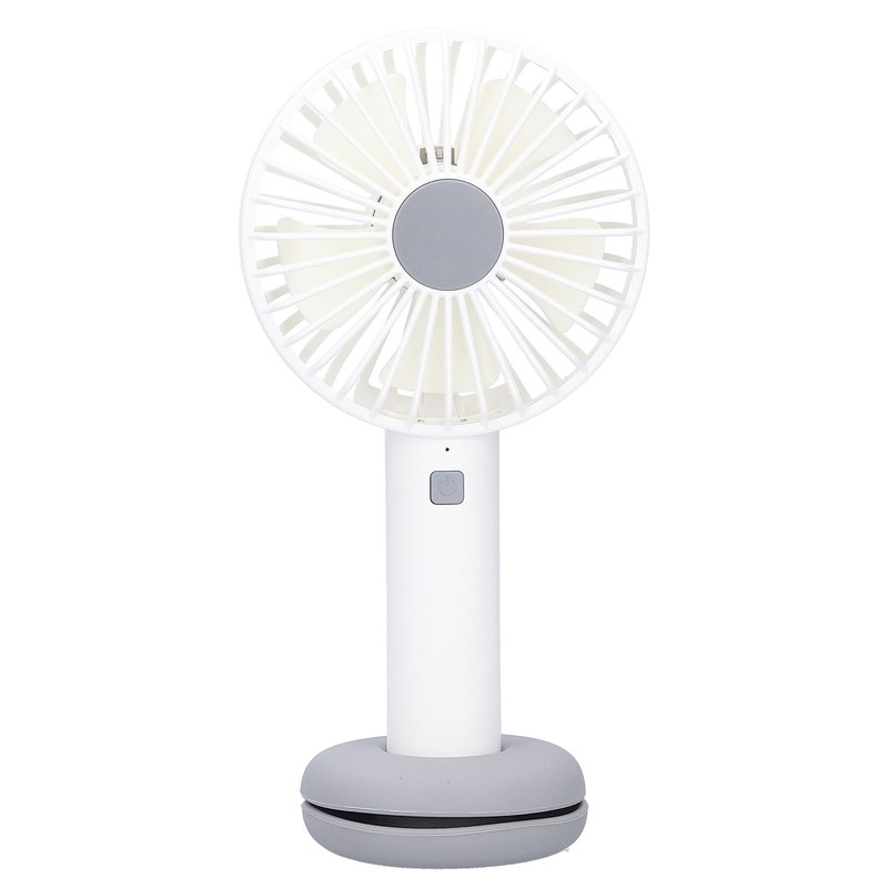 White Donut Shaped Small Fan Portable LED Night Light with