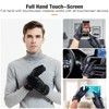 Aegend Sheepskin Leather Gloves for Men, Soft Warm Cashmere Lining