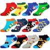 Jeasona 10/12 Pairs Men's Trainer Socks 43-46 Cotton Funny Socks