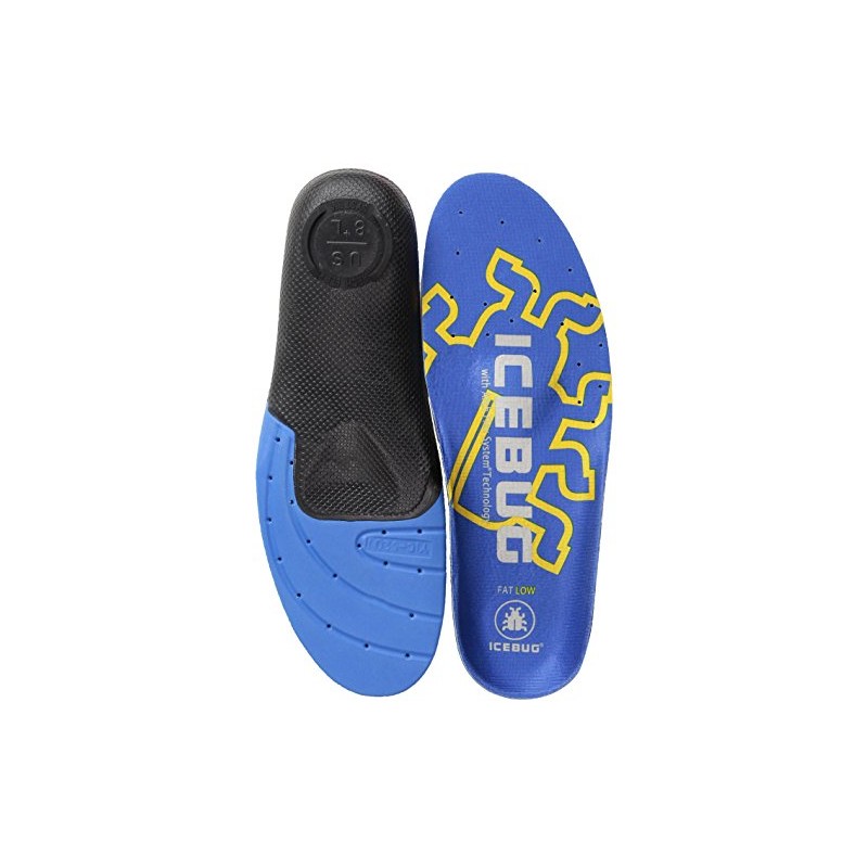 Icebug Fat High Cushion Support Insole with Arch Flex Technology,