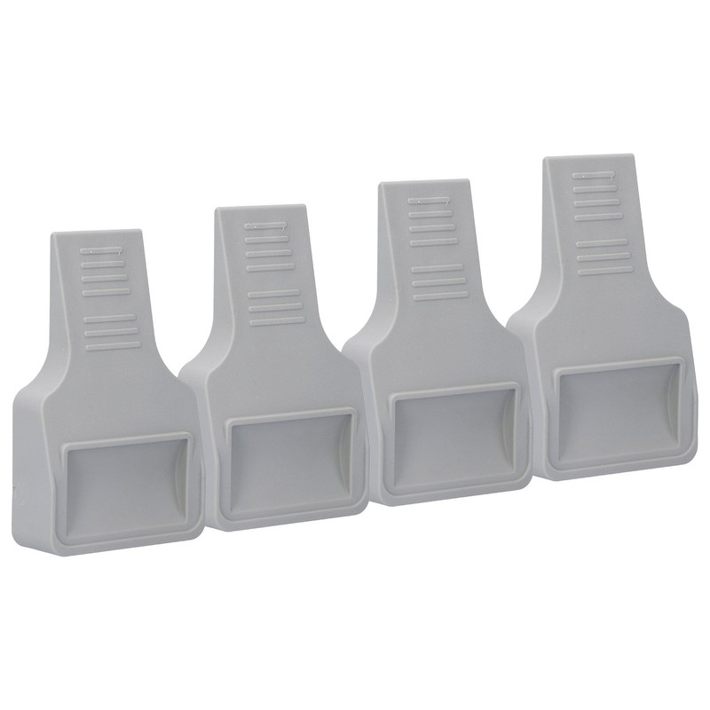 4Pcs U Shape Casters Door Stopper Anti Sliding Furniture Wheels