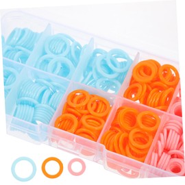 Gadpiparty 450 Pcs Knitting Stitch Markers Crochet Locking Rings for DIY Crafts Lightweight Row Counters Storage Box Essential Knitting Accessories for Seamless Crafting Random Color
