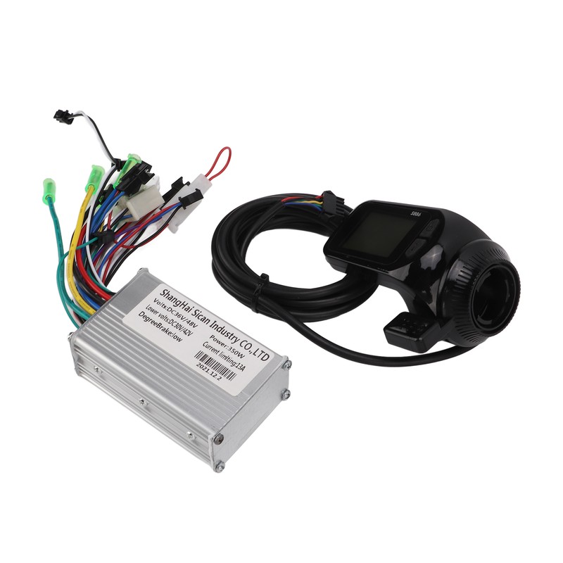 36/48V 350W Brushless Motor Controller with LCD Display Panel for