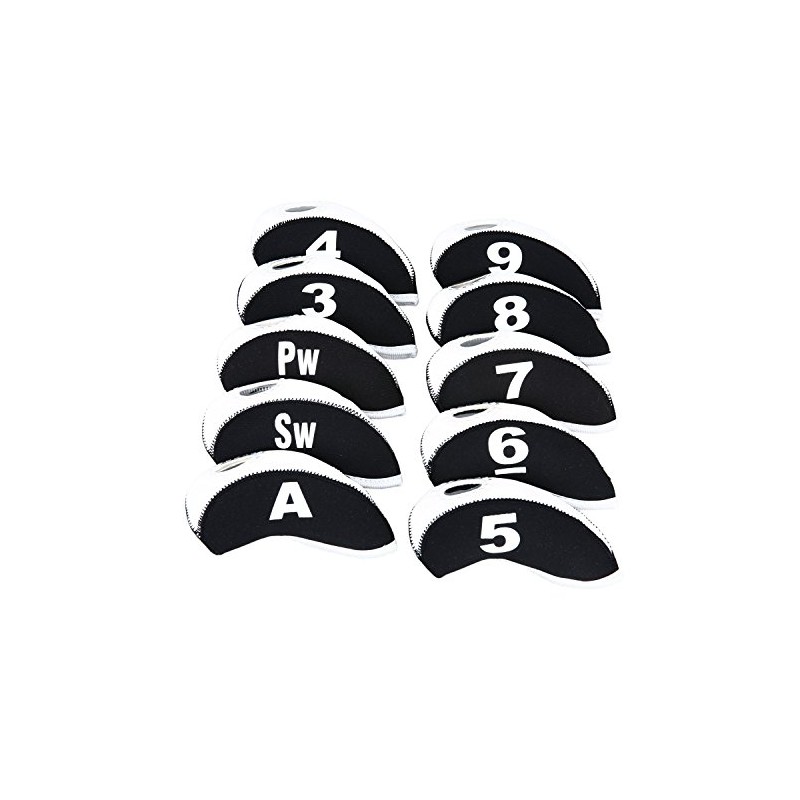 Sword &Shield sports 10pcs/Set Golf Iron Club Head Covers with