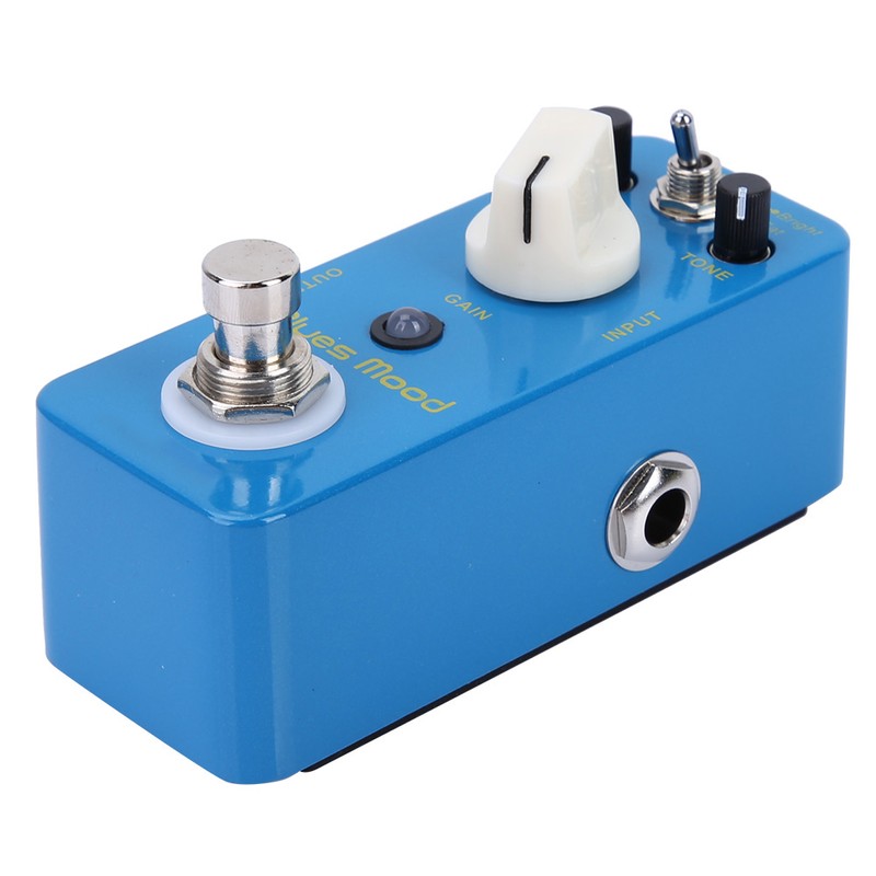 Blues Style Overdrive Guitar Effect Pedal 2 Modes(Bright/Fat) True Bypass