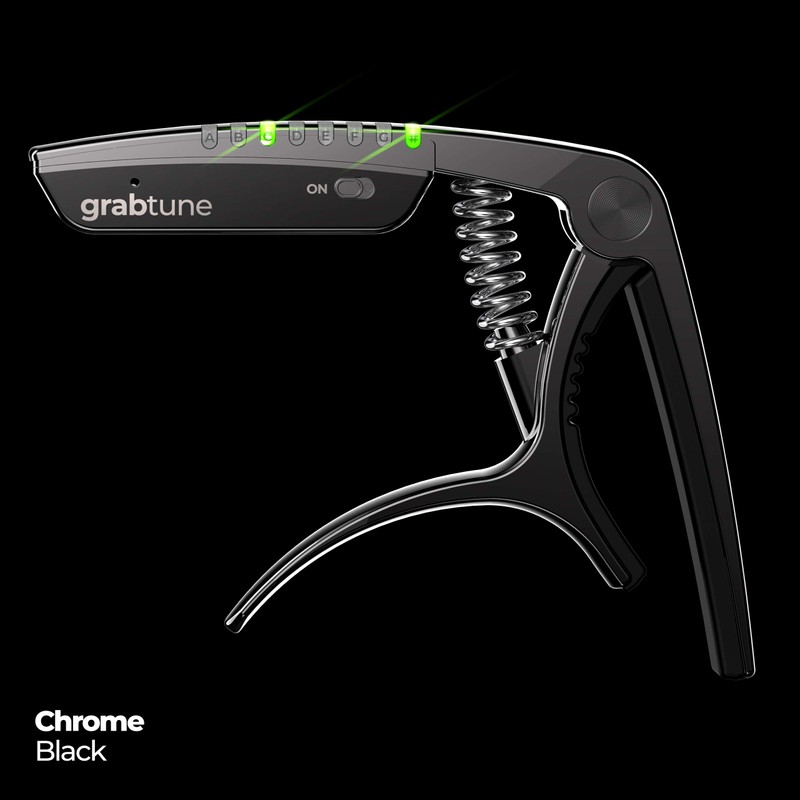 Grabtune Acoustic Guitar Capo-Tuner | 2 In 1 Equipment |