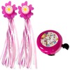 TEAONE Scooter Handlebar Streamers, 2 PCS Bicycle Grips Ribbon with