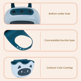 SHIDOW Sink Caddy Sponge Holder, kitchen sink shelf over faucet, Silicone Plastic Soap Holder for Drying (Blue)