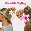 Brushworks Tropical Flower Claw Clips - 3 Pack