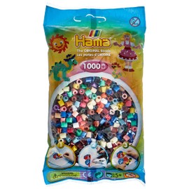 Hama Beads Bag | Approx. 1000 Midi Fuse Beads | Mosaic Decoration Arts & Craft for Creative Children Ages 5+ | Mix 67