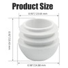 16PCS 1" Round end caps, Plastic Chair Glides, 25 mm