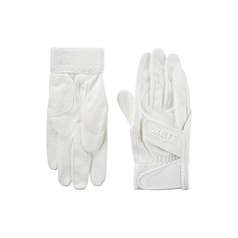 ZETT BG419HS Batting Gloves, Impact Zet, Double Belt, Ambidextrous, Compatible