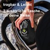 4Monster Foldable Backpack, Ultra Light, Unisex Daypack, Outdoor, 2-in-1 Belt