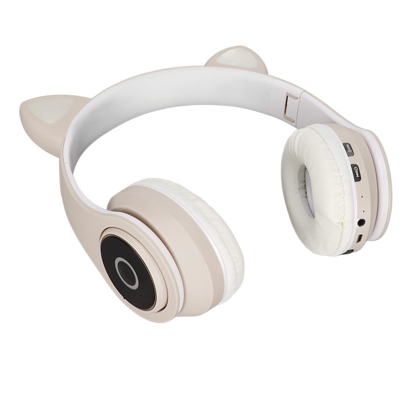 LXB39A Cat Ear Bluetooth Headset Cute Adjustable Bass Portable Wireless