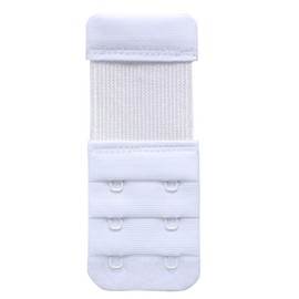 YARBAR Women's Bra Extender 3 Hook / 2 Hook Bra Extension Strap Soft and Comfortable, Assorted,2 Hook 3/4" Hook Spacing, Multi-size