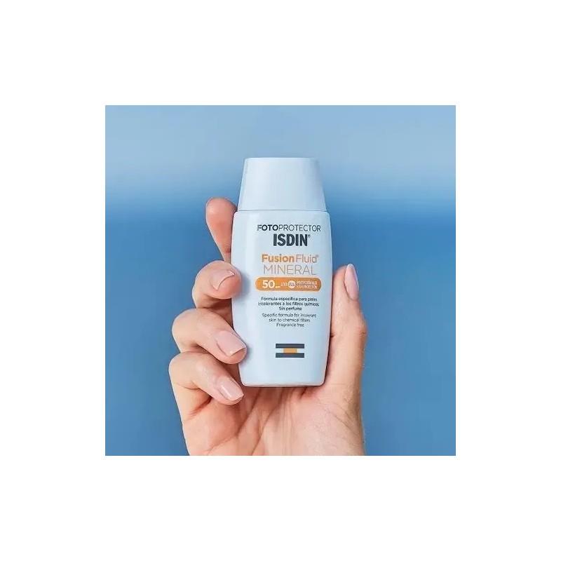 Fotoprotector Isdin Fusion Fluid Mineral Spf 50