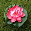 ifundom 5Pcs Lily Pads for Ponds, Artificial Lotus- Water Lily