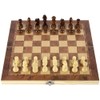 3 in 1 Wooden Chess Set Folding International Chess Entertainment