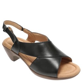 Easy Spirit Women's Chantal Heeled Sandal, Black, 8