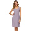 WiWi Soft Womens Bamboo Viscose Nightgowns Sleeveless Tank Night Dress