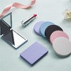 Zcooooool Makeup Mirror, 6.7 cm Round Folding Mirror, Professional Double-Sided