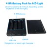 Neisouf USB Battery Pack for LED Lights, 4AA 4-6V Black