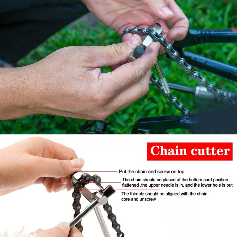 oumuik Bicycle Crank Puller and Bottom Bracket Tool, Bicycle Crank