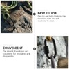 TEHAUX Locking Stainless Outdoor Heavy Carabiner Hammock Quick Re for