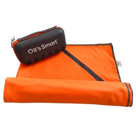 it's Smart Microfibre Travel Towel Orange (Medium) 140cm x 70cm