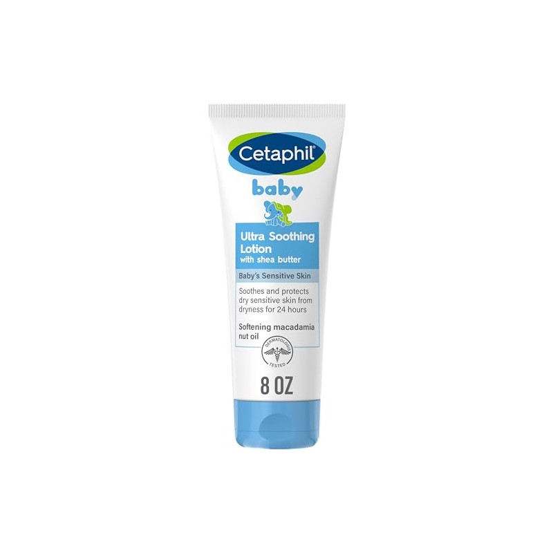 Cetaphil Loción ultra calmante para bebé con manteca de karité,