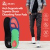 Zeba Arch Support Gel Insoles for Men - Perfect for