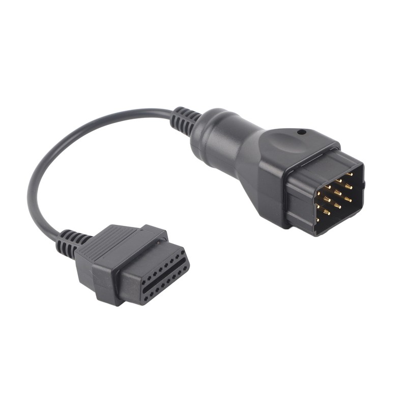 12 Pin to 16 Pin OBD2 Connector Cable OBDII Adapter