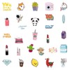 FMOST Stickers for Water Bottles, 100pcs Refreshing Vinyl Waterproof Stickers