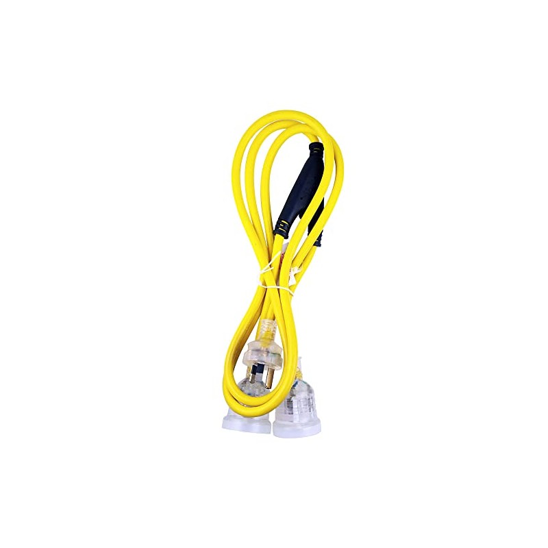 Ultracharge 10A Y Extension Lead, 2 m Length