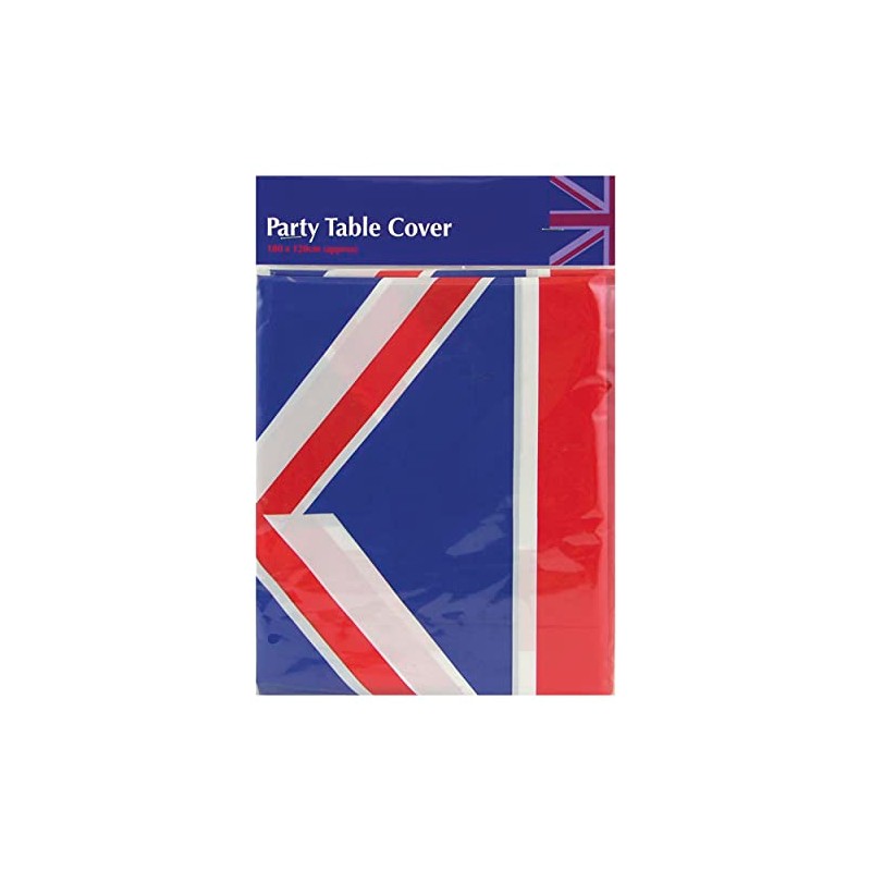 Union Jack Theme Party Plastic Tablecloth Table Cover 120x180 King's