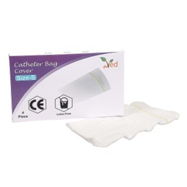 Ved Catheter Leg Bags Pack for Incontinence Reusable and Washable Small (Pack of 4)