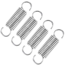 GUNGY Tension Springs with Hooks Stainless Steel Tension Spring Tension Spring 45 mm Outer Diameter 12 mm Wire Diameter 1.6 mm Maximum Tension 6.41 kg 1.6 x 12 x 45 mm Pack of 4