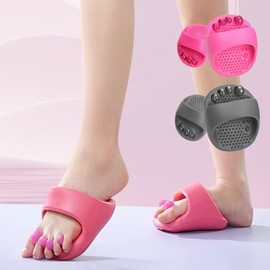Fit-up balance forefoot slippers 2 colors / soleus stretching arch correction slippers pink
