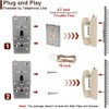 Traditional Wall Phone Metal Bell,Classic 2554 Wall Telephone (Hearing Aid