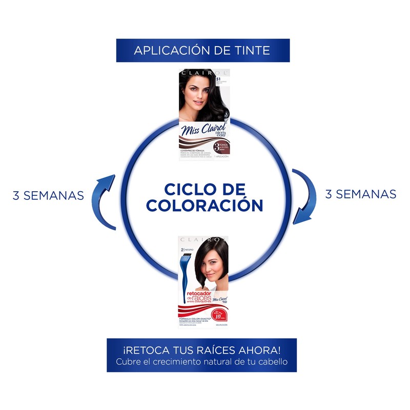 Miss Clairol Tinte Retoque de Raíz Permanente 91 Rubio Cenizo