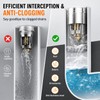 Bathroom Sink Stopper, Universal Drain Filter with Hair Strainer, Universal