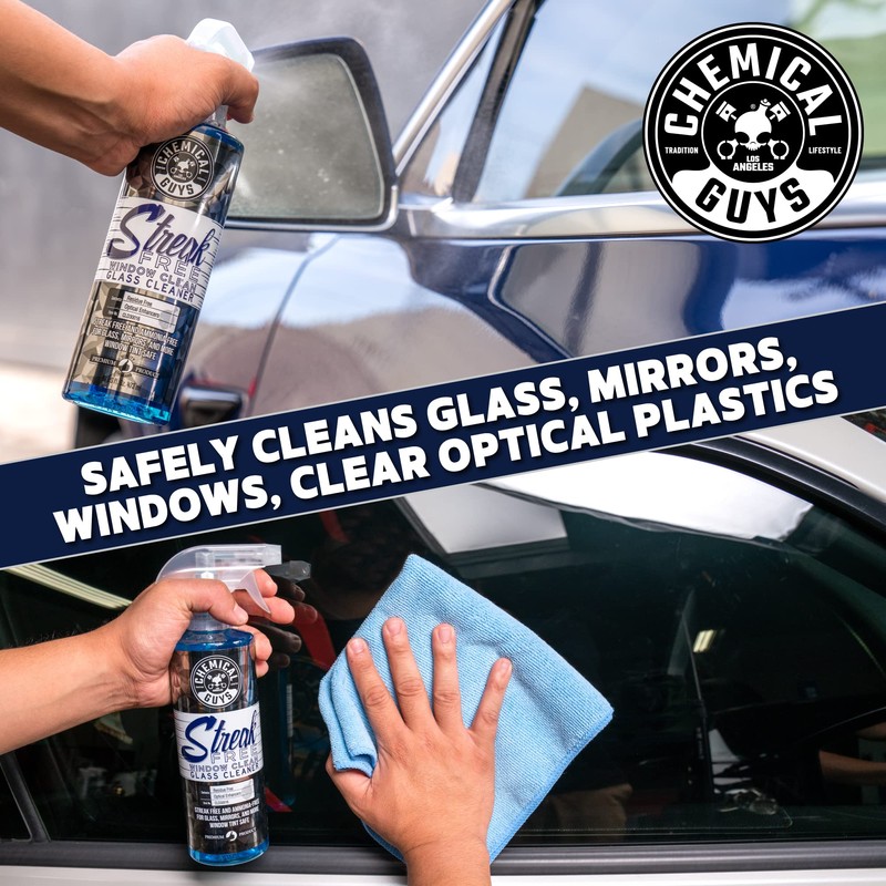 Chemical Guys CLD300 Streak Free Glass & Window Cleaner (Works