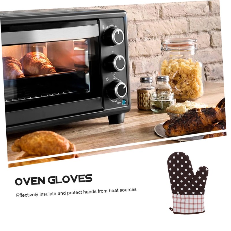 LABRIMP High Performance Oven Gloves Cotton Cloth Heat Insulation Mitts