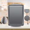 BEWOS 2 PCS Carbon Steel Cooking Trays for Oven –34×23.3×2.2cm