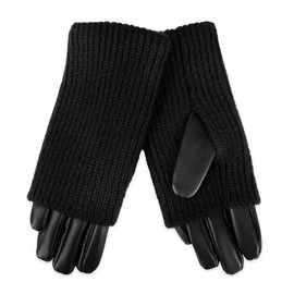 Jessica Simpson Women's Expandable Cuff Glove, Black, Large/X-Large