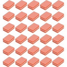 Set de 30 mini limas de uñas portátiles profesionales para manicura y pedicura. Ideales para todo tipo de uñas. Fabricadas con esponja resistente. Herramienta para decoración de uñas.