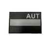 Austria AUT Suppressed Flag Airsoft PVC Velcro Patch (Black)