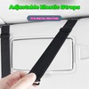 WiiLemz Car Visor Organizer, Multi-Pocket Sunvisor Storage with Sunglass Holder,