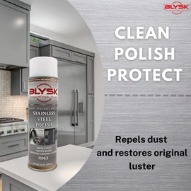 Blysk Stainless Steel Cleaner and Microfiber Towel